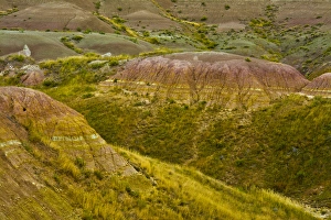 colorful hills; early autumn; Badlands Loop Road; Badlands National Park; South Dakota colorful hills; early autumn; Badlands Loop Road; Badlands National Park; South Dakota