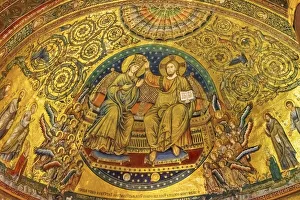Coronation of Mary and Jesus mosaic Santa Maria Maggiore, Rome, Italy Coronation of Mary and Jesus mosaic Santa Maria Maggiore, Rome, Italy