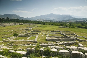 CROATIA, Central Dalmatia, SOLIN / SALONA. Ruins of the Roman city of SALONA (1st CROATIA, Central Dalmatia, SOLIN / SALONA. Ruins of the Roman city of SALONA (1st