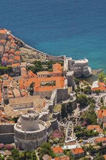 Croatia, Dubrovnik, a historic walled city and UNESCO World Heritage Site