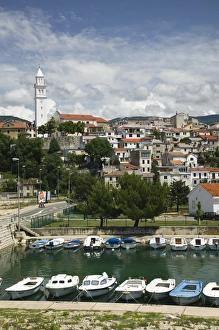 CROATIA, Kvarner Region, NOVI VINODOLSKI. Coastal Town View CROATIA, Kvarner Region, NOVI VINODOLSKI. Coastal Town View