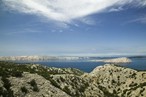 CROATIA, Kvarner Region, SVETI JURAI. Morning view of islands in the Kvarner Gulf CROATIA, Kvarner Region, SVETI JURAI. Morning view of islands in the Kvarner Gulf