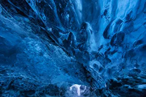 Vatnajokull Gallery: Crystal Ice Cave under Vatnajokull Glacier in south Iceland