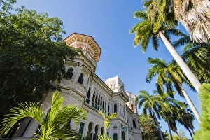 Cuba. Cienfuegos. Palacio de Valle, built in 1919 in an ornate Moroccan style, was Cuba. Cienfuegos. Palacio de Valle, built in 1919 in an ornate Moroccan style, was