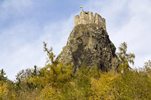 Czech Republic, Liberec, Semily. 14th century Trosky Castle ruin, Czech Republic Czech Republic, Liberec, Semily. 14th century Trosky Castle ruin, Czech Republic