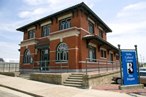 The Delta Cultural Center train depot in Helena, Arkansas The Delta Cultural Center train depot in Helena, Arkansas