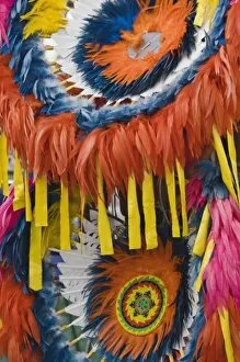 Images Dated 15th July 2007: Details of Native American dress, Montana