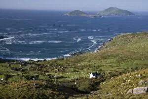 Dingle Peninsula Coastline, Ireland, Cliffs, Waves