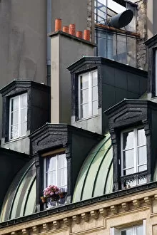 Dormer windows, Paris, France