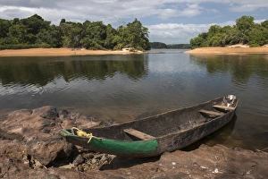 Dugout Canoe Fairview Iwokrama Reserve GUYANA South America Dugout Canoe Fairview Iwokrama Reserve GUYANA South America