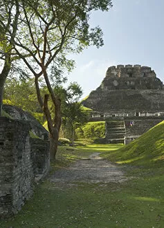 Images Dated 20th February 2012: El Castillo pyramid, Xunantunich ancient site, Cayo district, Belize