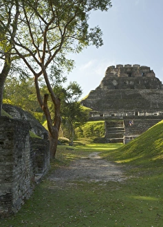 El Castillo pyramid, Xunantunich ancient site, Cayo district, Belize El Castillo pyramid, Xunantunich ancient site, Cayo district, Belize