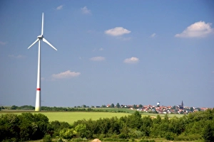 Electricity wind generator in northwest Germany Electricity wind generator in northwest Germany