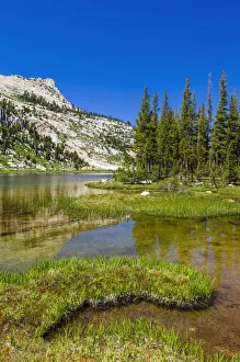 Elizabeth Lake under Unicorn Peak, Tuolumne Meadows, Yosemite National Park, California Elizabeth Lake under Unicorn Peak, Tuolumne Meadows, Yosemite National Park, California