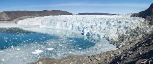Eqip Sermia glacier in Denmarks overseas territory, Greenland Eqip Sermia glacier in Denmarks overseas territory, Greenland
