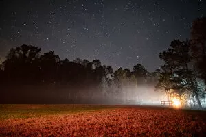 Images Dated 12th December 2015: Eternal light, Night skies, RO Ranch Equestrian Park, Mayo, Florida