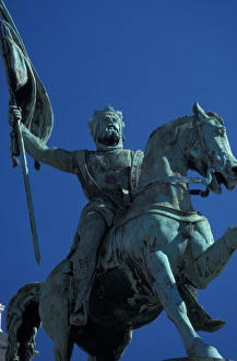 EUROPE, Belgium, Brussels Crusader King Godfrey of Bouillon EUROPE, Belgium, Brussels Crusader King Godfrey of Bouillon