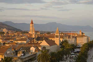 Ciovo Gallery: Europe, Croatia, Dalmatia, Trogir, a UNESCO World Heritage site. Red tile roofs