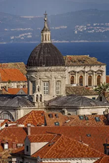 Images Dated 14th July 2008: Europe, Croatia, Dubrovnik, red tiled rooftops