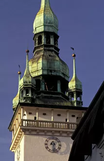 Images Dated 5th January 2004: Europe, Czech Republic, South Moravia, Brno (2nd largest city, CR) Old Town Hall Tower