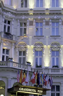 Images Dated 5th January 2004: Europe, Czech Republic, West Bohemia, Karlovy Vary (Carlsbad) Grandhotel Pupp