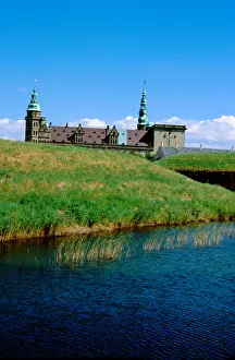 Europe, Denmark, Helsingor (aka Elsinore), Kronborg Slot. Literary site made famous Europe, Denmark, Helsingor (aka Elsinore), Kronborg Slot. Literary site made famous