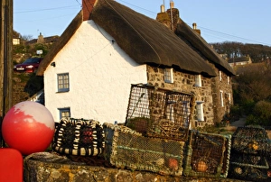 Europe, England, Cornwall, Cadgwith, fishing villiage Europe, England, Cornwall, Cadgwith, fishing villiage
