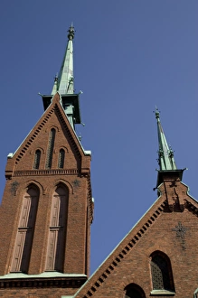 Europe, Finland, Helsinki. View of The German Church, completed in 1864. Credit as Europe, Finland, Helsinki. View of The German Church, completed in 1864. Credit as