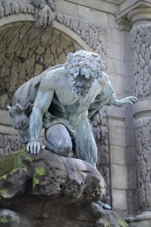 Europe, France, Paris. Medici Fountain, Luxembourg Gardens (Jardin du Luxembourg) Europe, France, Paris. Medici Fountain, Luxembourg Gardens (Jardin du Luxembourg)