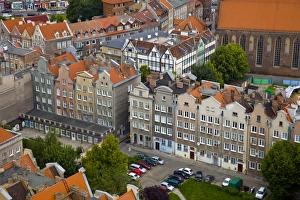 Europe, Poland, Gdansk. Overview of buildings Europe, Poland, Gdansk. Overview of buildings