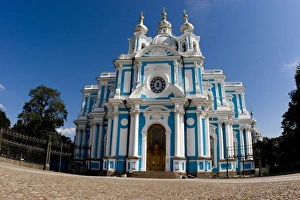 Europe, Russia, St. Petersburg. Smolny Cathedral Europe, Russia, St. Petersburg. Smolny Cathedral
