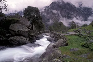 Europe, Switzerland, Val Verzasca, Rural Landscape Europe, Switzerland, Val Verzasca, Rural Landscape