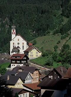 Europe, Switzerland, Wassen, Canton Uri, Alps (Medium Format) Europe, Switzerland, Wassen, Canton Uri, Alps (Medium Format)