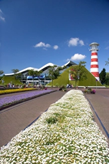 Exterior of the miniature city Madurodam at The Hague in the province of South Holland Exterior of the miniature city Madurodam at The Hague in the province of South Holland