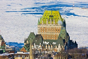 Fairmont Le Chateau Frontenac by St. Lawrence River, Quebec City, Canada Fairmont Le Chateau Frontenac by St. Lawrence River, Quebec City, Canada