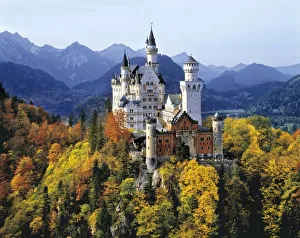 The fanciful Neuschwanstein is one of three castles built by King Ludwig II in Bavaria The fanciful Neuschwanstein is one of three castles built by King Ludwig II in Bavaria