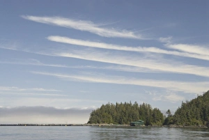 Fish Farm off Islet, Queen Charlotte Strait, British Columbia, Canada, August 2006 Fish Farm off Islet, Queen Charlotte Strait, British Columbia, Canada, August 2006