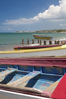 Fishing Boats, Treasure Beach, Lovers Leap, Jamaica South Coast Fishing Boats, Treasure Beach, Lovers Leap, Jamaica South Coast