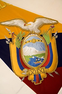 Flag of Ecuador, Cuenca, Ecuador, South America Flag of Ecuador, Cuenca, Ecuador, South America