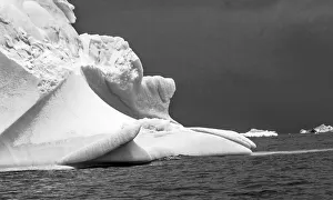 Floating blue iceberg Floating sea water Charlotte Bay, Antarctica Floating blue iceberg Floating sea water Charlotte Bay, Antarctica