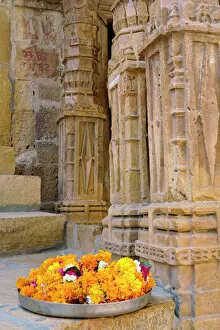 Flowers and columns