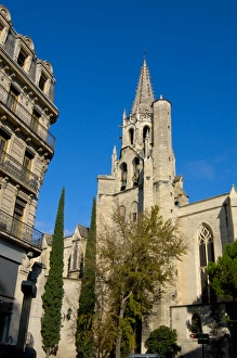 France, Avignon, Provence, Gothic exterior of St. Pierre church France, Avignon, Provence, Gothic exterior of St. Pierre church