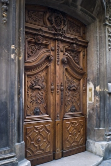 France, Provence, Bouches du Rhone, Aix en Provence, door France, Provence, Bouches du Rhone, Aix en Provence, door