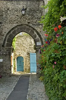 France, Provence, Vaison du Romain. A picturesque lane in the village France, Provence, Vaison du Romain. A picturesque lane in the village