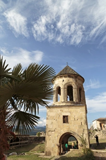Georgia, Kutaisi. A tower in the Gelati Monastery complex Georgia, Kutaisi. A tower in the Gelati Monastery complex