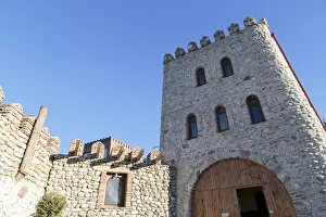 Images Dated 25th September 2014: Georgia, Telavi. A stone building at a Telavi vineyard