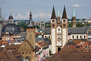 GERMANY, Bavaria, Bayern, Wurzburg. Dom Cathedral GERMANY, Bavaria, Bayern, Wurzburg. Dom Cathedral