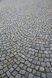 Germany, Passau. Typical historic cobblestone street Germany, Passau. Typical historic cobblestone street