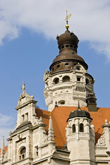 GERMANY, Sachsen, Leipzig. Tower of New Town Hall GERMANY, Sachsen, Leipzig. Tower of New Town Hall