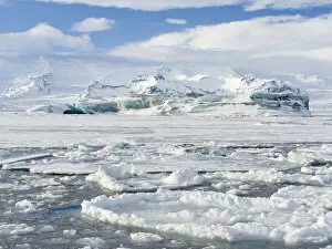 Vatnajokull Gallery: Glacial lagoon Jokulsarlon at Breidamerkurjokullin National Park Vatnajokull during